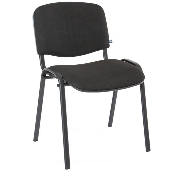 Стілець офісний NOWY STYL (ISO-17 BLACK C-11) оббитий тканиною, металевий